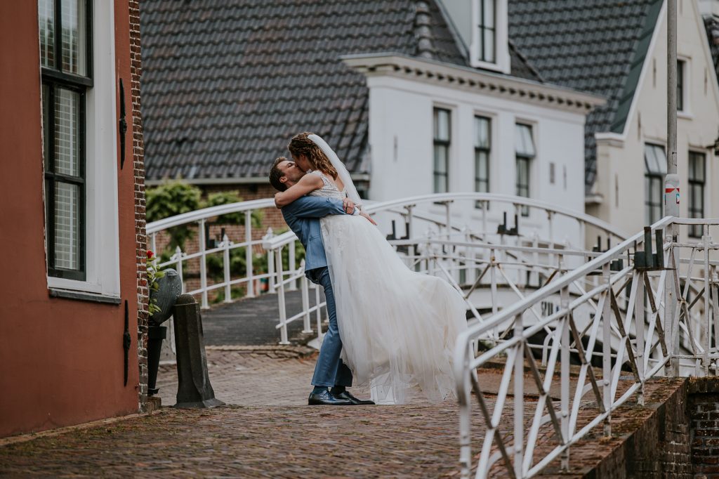 Bruidsreportage Friesland door bruidsfotograaf Nickie Fotografie.