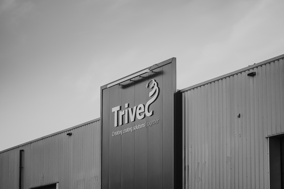 Pand en logo van Trivec. Door Nickie Fotografie