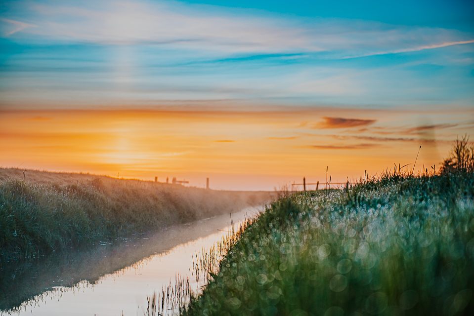 Prachtige zonsopkomst in Friesland door Nickie Fotografie