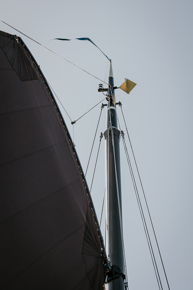 De mast van een skutsje.