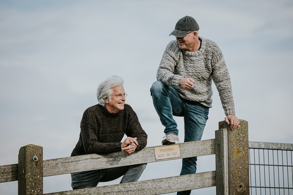 Modeshoot op de zeedijk voor Visserstruien.eu door bedrijfsfotograaf Nickie Fotografie uit Dokkum, Friesland.