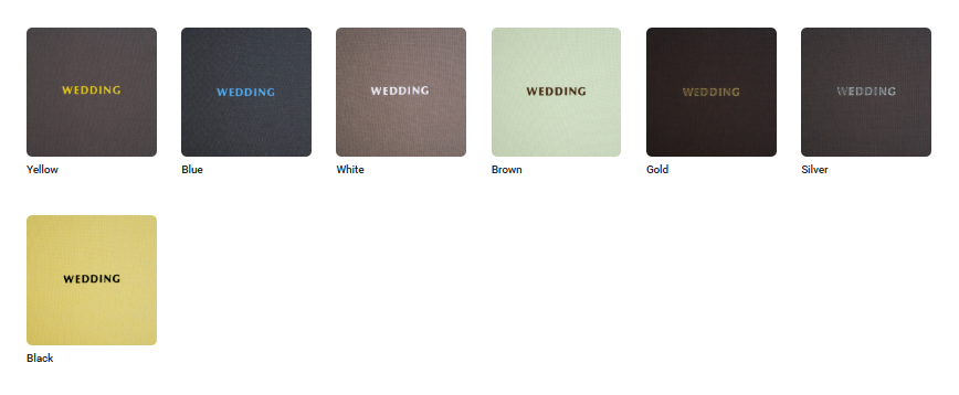 floricolor kleur foil embossing
